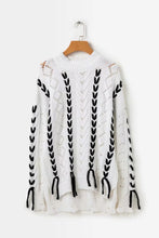 Load image into Gallery viewer, Winter Strap Loose Knit Hollow Sweater