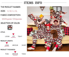 Load image into Gallery viewer, Fashion Round Neck Button Special Christmas Print Jumpsuit Matching Outfit