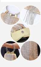 Load image into Gallery viewer, Portable Aluminum Sheets Tassels Evening Bags Banquets Sequins Clutches