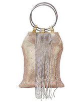 Load image into Gallery viewer, Portable Aluminum Sheets Tassels Evening Bags Banquets Sequins Clutches