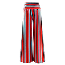 Load image into Gallery viewer, New Loose Striped Printed Trousers Flared Wide-leg Pants