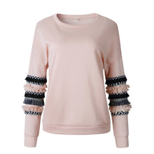 Load image into Gallery viewer, Long Sleeve Pullover Fleece Sweatshirt