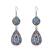 Load image into Gallery viewer, Colorful Inlaid Rice Beads Drop Earrings