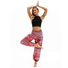 Load image into Gallery viewer, Elephant big Pattern Digital Printing Yoga Pants Loose Women&#39;s Sports Lantern Pants Belly Dance Casual Yoga Pants 2