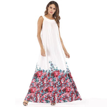 Load image into Gallery viewer, Floral Printed Halterneck Big Hem Maxi Dress