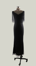 Load image into Gallery viewer, Sexy Deep V Sleeveless Tassel Slim Dress Maxi Dress