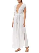 Load image into Gallery viewer, Wrinkle Cloth Lace Beach Maxi Dress