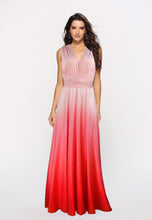 Load image into Gallery viewer, Cross halter sexy strappy gradient dress