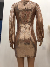 Load image into Gallery viewer, Long Sleeve Tassel Beads Embroidery Dress