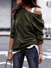 Load image into Gallery viewer, Casual Long Sleeves Solid Color Blouses Shirts Tops