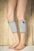 Load image into Gallery viewer, Boot cuff thick short-sleeved thick thick bamboo knit wool yarn socks - 11