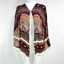 Load image into Gallery viewer, Boho Style Summer Long Sleeve Blouses Beach Cover-ups