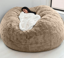 Load image into Gallery viewer, 183cm Fur Giant Removable Washable Bean Bag Bed Cover Comfortable Living Room Furniture Lazy Sofa Coat
