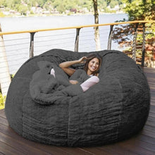 Load image into Gallery viewer, 183cm Fur Giant Removable Washable Bean Bag Bed Cover Comfortable Living Room Furniture Lazy Sofa Coat