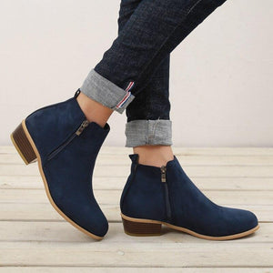 Women Sexy Low Heels Ankle Boots