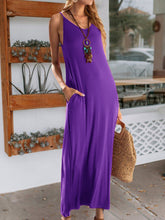 Load image into Gallery viewer, New Fashion Summer Solid Color Beach Maxi Dress