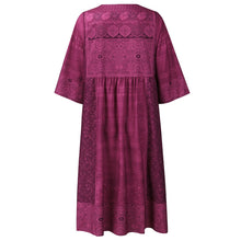 Load image into Gallery viewer, Women Summer Dress Boho Style Floral Print Chiffon Beach Mini Dress