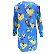Load image into Gallery viewer, New Womens Casual Print V-Neck Short Sleeve Mini Dress