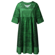 Load image into Gallery viewer, Women Summer Dress Boho Style Floral Print Chiffon Beach Mini Dress
