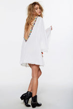 Load image into Gallery viewer, Boho Backless Hippie Loose Summer Beach Mini Dress