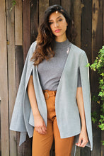 Load image into Gallery viewer, Long Sleeve Belt V Neck Winter Clock Coat