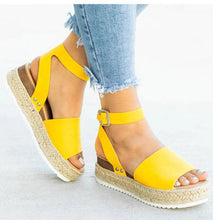 Load image into Gallery viewer, Women Sandals Plus Size Wedges Summer Flip Flop Platform Sandals