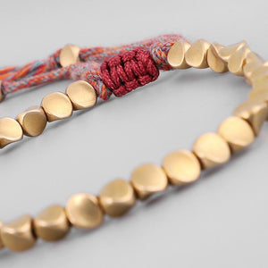Handmade Tibetan Buddhist Bracelets On Hand Braided Copper Beads Lucky Rope Bracelet & Bangles For Women Men Dropshiping