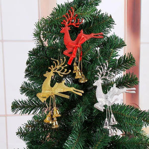 New Xmas Deer Pendant Ornaments Festival Party Christmas Tree Hanging Decoration