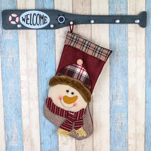 Load image into Gallery viewer, Cute Santa Claus Socks Bag Christmas Stocks Festival Pendant Hanging Decoration For Home Party