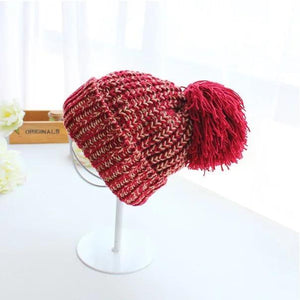 Split-Joint Colorful Knitting Hat Accessories
