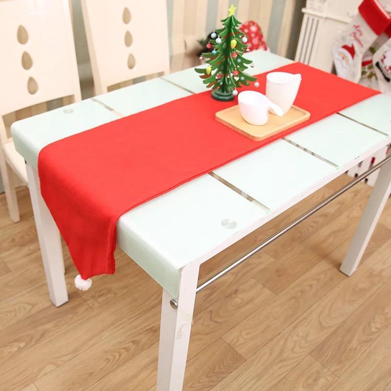 176X34CM Christmas Table Runner Table Mat Set Cotton Tablecloth
