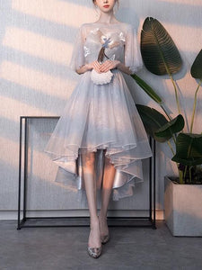 Short Bridesmaid Dress Banquet Dress Short Elegant Toast Evening Dress