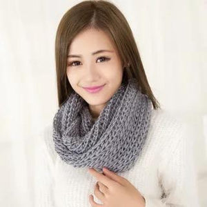 Solid Color Fashion 10 Colors Knitting Cape Scarf