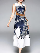 Load image into Gallery viewer, Stylish Selection Printed Sleeveless Maxi Dress