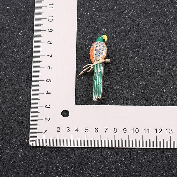 Gem Parrot brooch - 2