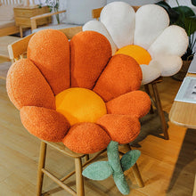 Load image into Gallery viewer, Flower Pillow Office Chair Lumbar Back Cushion Cute Plush Sofa Throw Pillows Soft Elastic Decor Cushions Winter Oreiller