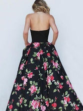 Load image into Gallery viewer, Floral Split-joint Backless Printing Maxi Dress