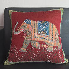 Load image into Gallery viewer, Ethnic style elephant pillowcase double-sided embroidered pillowcase sofa cushion