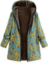 Load image into Gallery viewer, Autumn And Winter Women Hooded Thick  Long Coat