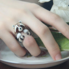Load image into Gallery viewer, Lovely Animal design 3-piece enamel ring set