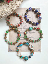 Load image into Gallery viewer, Original design retro Nepal ancient method Tibetan beads transfer beads glass bracelet