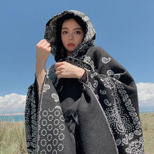 Load image into Gallery viewer, The New Dual-purpose Tibetan  and National Style  Scarf In Autumn and Winter.
