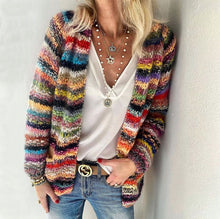 Load image into Gallery viewer, Sweater knitted cardigan thin coat loose coat women