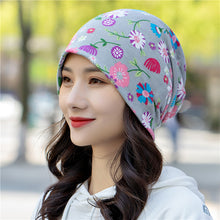 Load image into Gallery viewer, Pullover hat ethnic style bag head hat pile hat dual-purpose bib