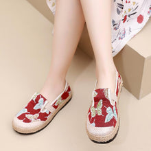 Load image into Gallery viewer, Single shoe women&#39;s retro trend flat casual old Beijing women&#39;s shoes lazy one foot fisherman shoes