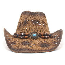 Load image into Gallery viewer, New scenic outdoor beach  cowboy hat sun-proof straw hat jazz hat