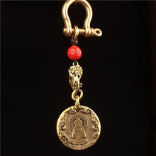 Load image into Gallery viewer, Original Nepal Tibet retro national style brass Buddha&#39;s 10-phase free personality necklace pendant for men and women