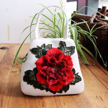 Load image into Gallery viewer, Ethnic embroidery BAG canvas leisure bag handbag embroidery three-dimensional bag