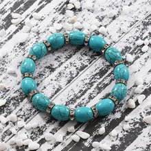 Load image into Gallery viewer, Tibetan Bohemian retro ethnic turquoise bracelet Tibetan women&#39;s jewelry bracelet accessories Nepal.