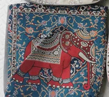 Load image into Gallery viewer, Double-sided Ethnic Style Embroidery Bag Women&#39;s Live Embroidery Peacock Elephant Canvas Bag